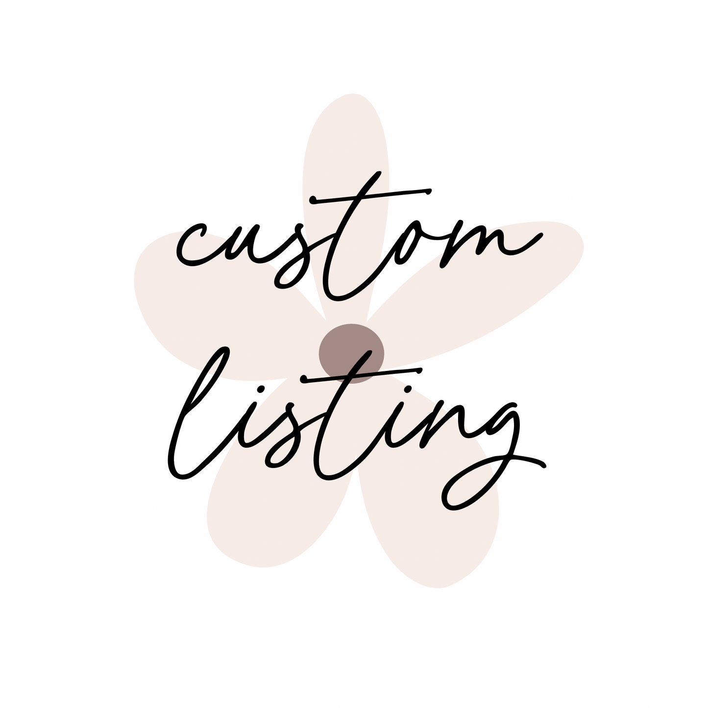 Custom Listing for Annie