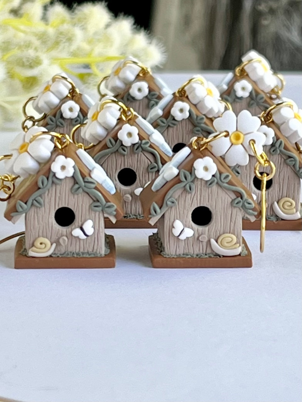 Birdhouse Earrings