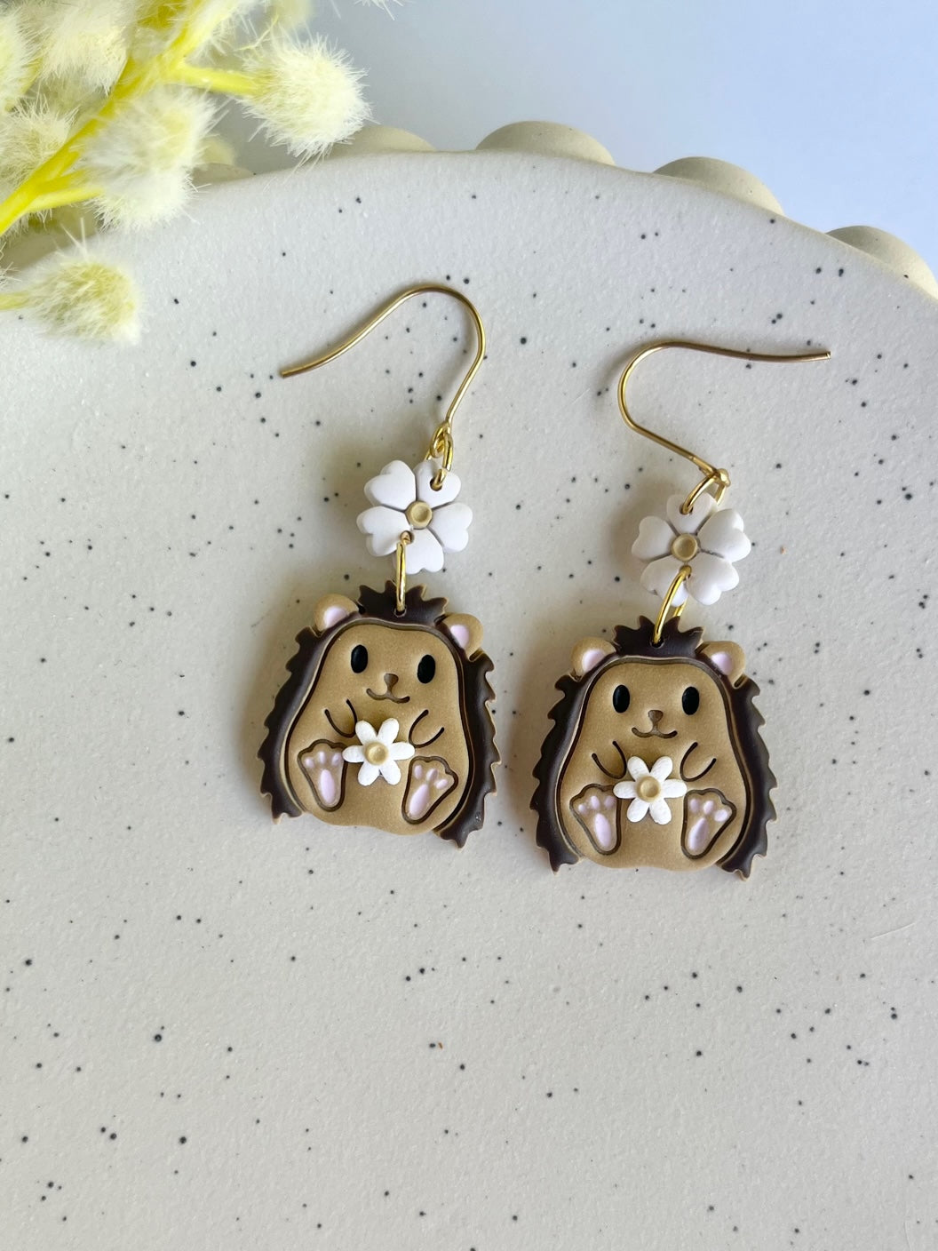 Hedgehog Earrings