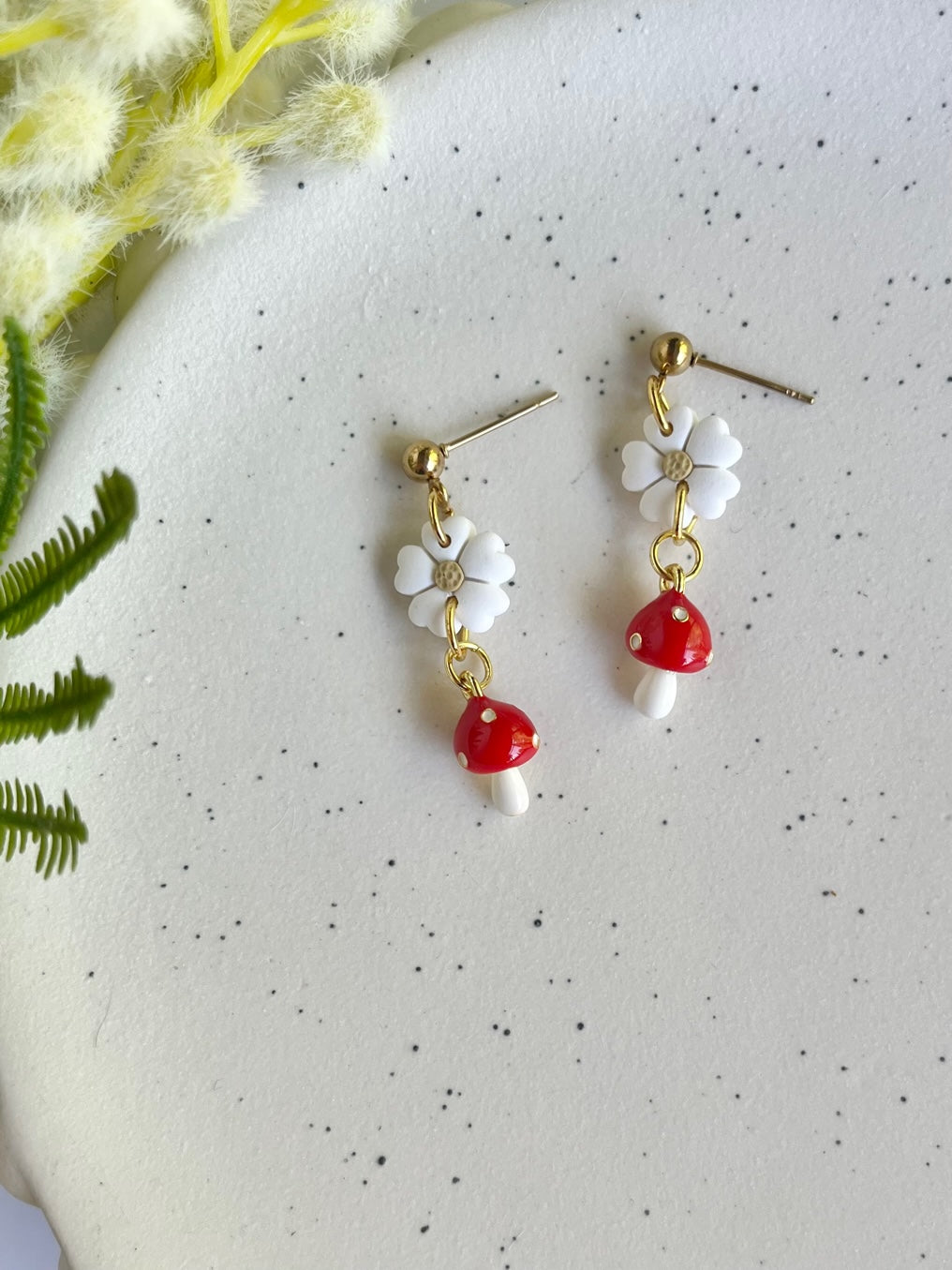 Mushroom Earrings