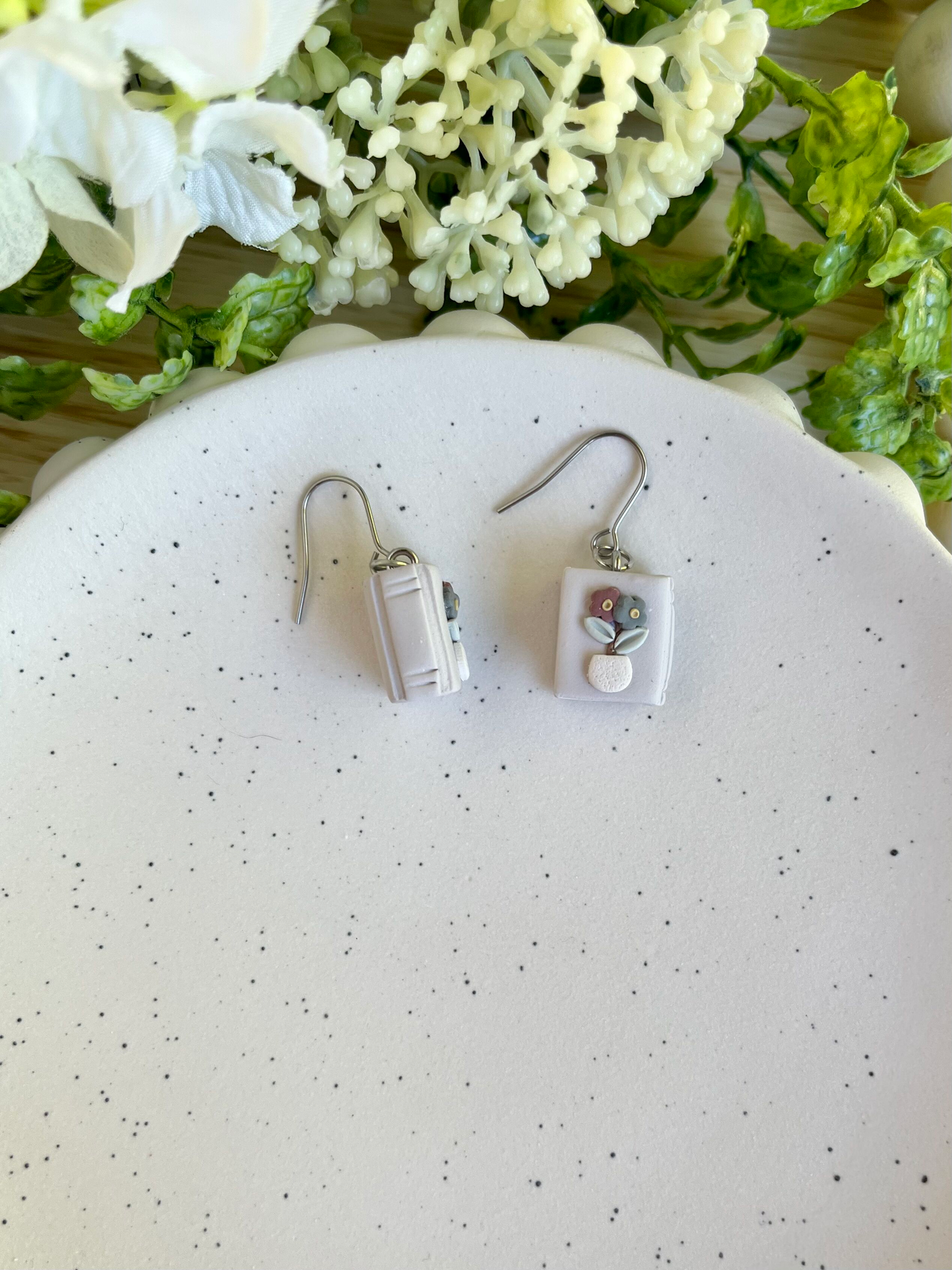 Flower Book Earrings