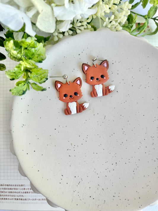 Red Fox Earrings