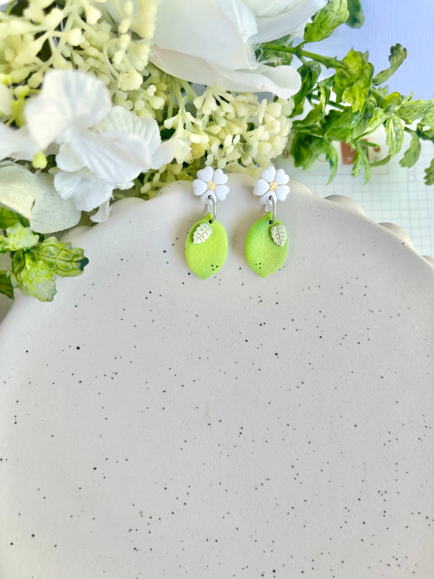 Lime Earrings