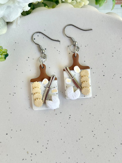 Cheese Board Earrings