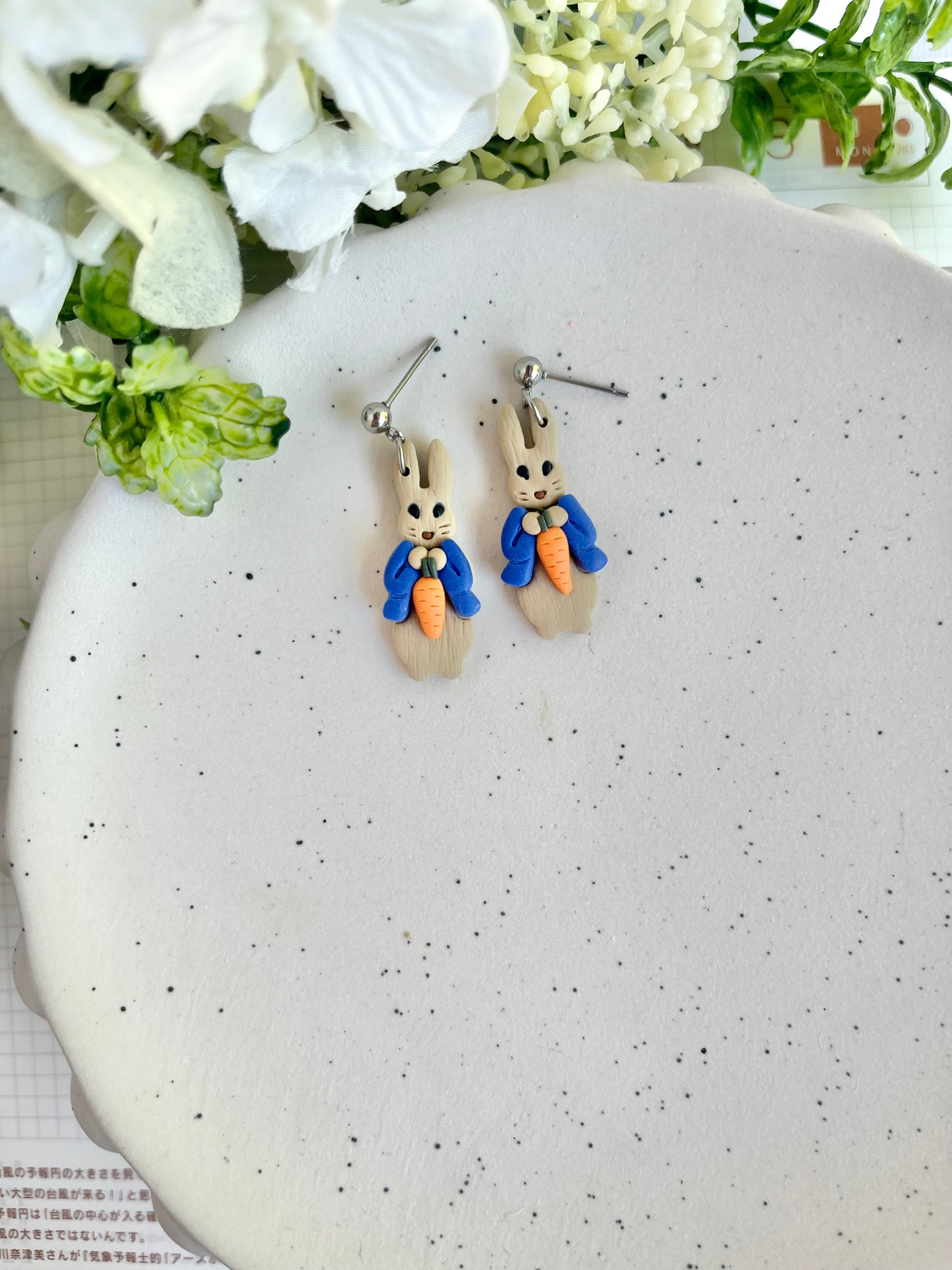 Mischievous Rabbit Earrings