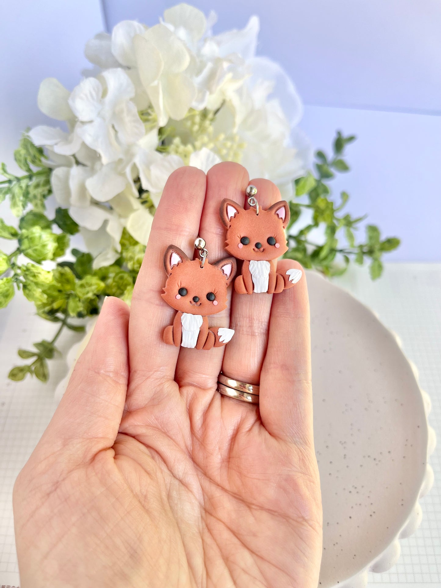 Red Fox Earrings