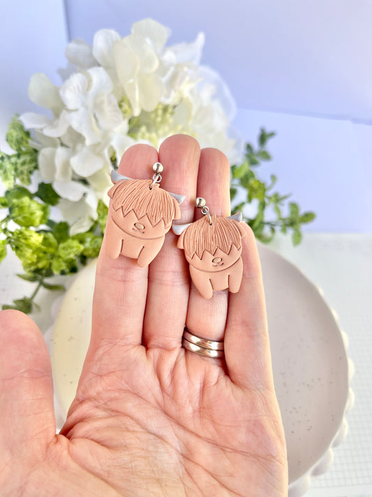 Highland Cow Earrings