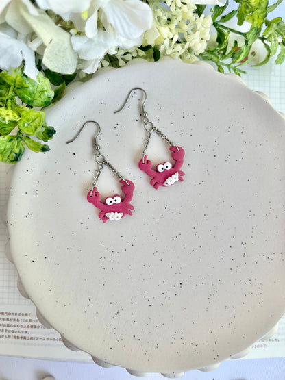 Crab Earrings