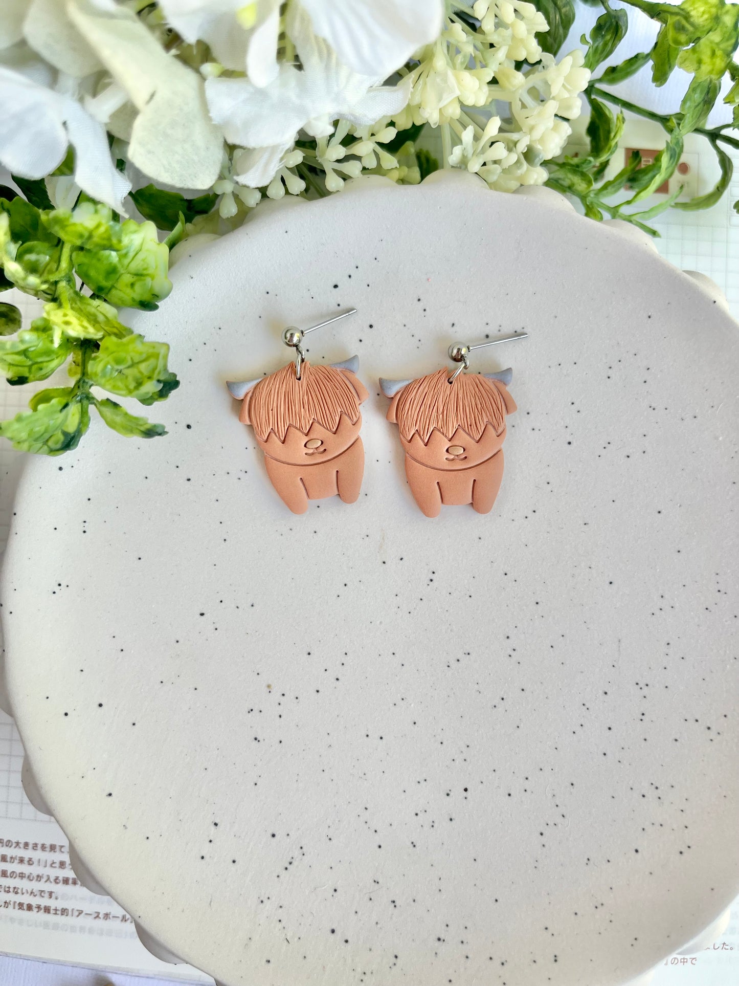 Highland Cow Earrings