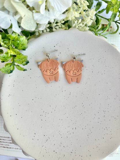 Highland Cow Earrings