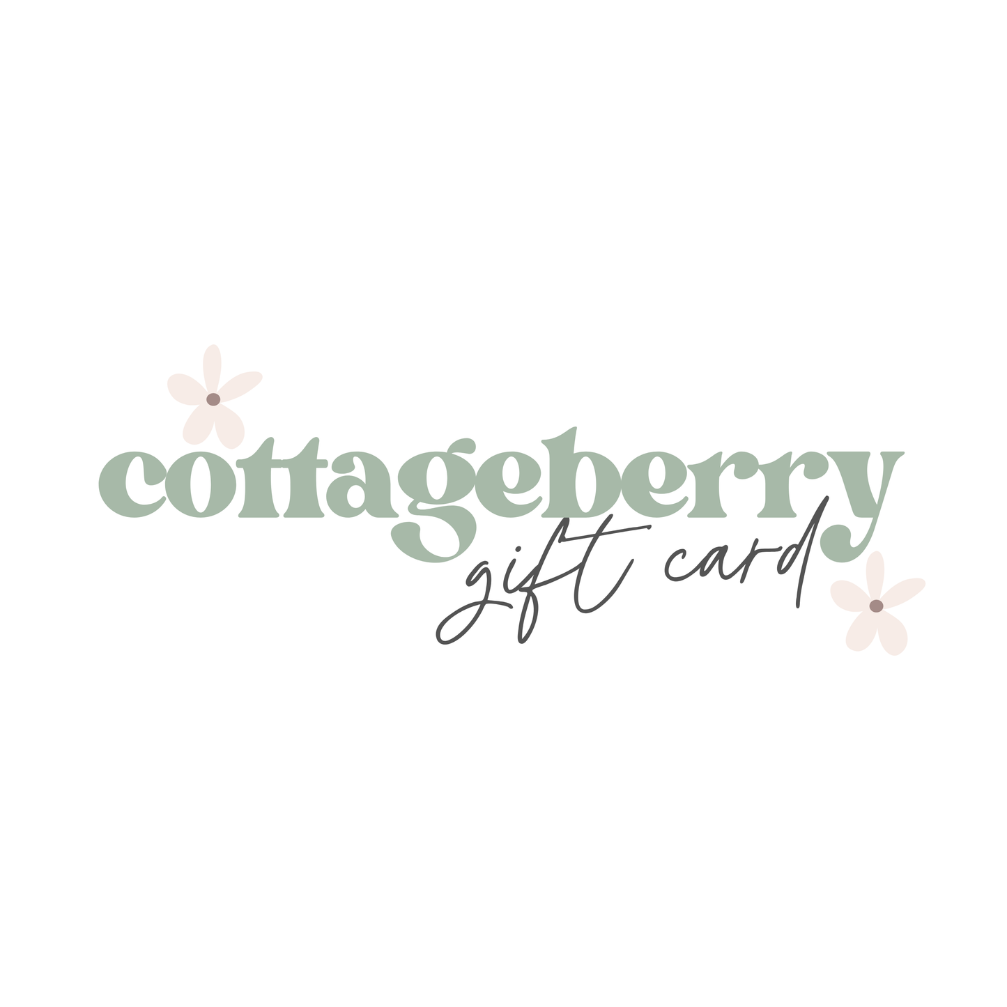 Cottageberry Studio E-Gift Card