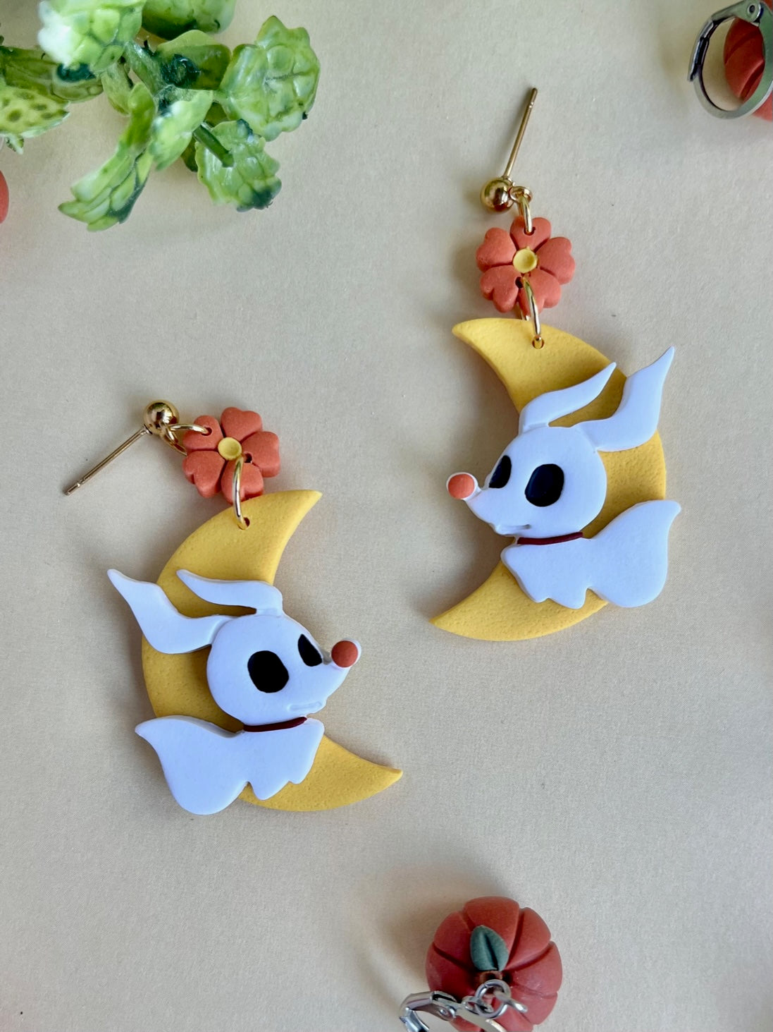 Ghost Dog Earrings