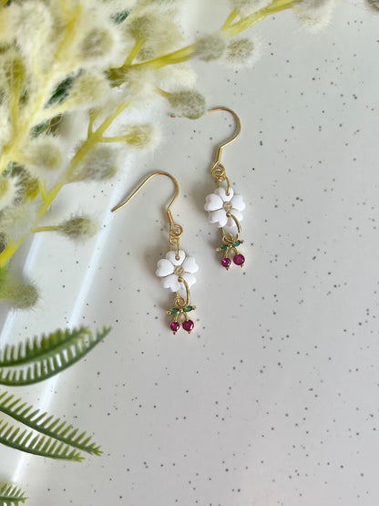 Cherry Charm Earrings