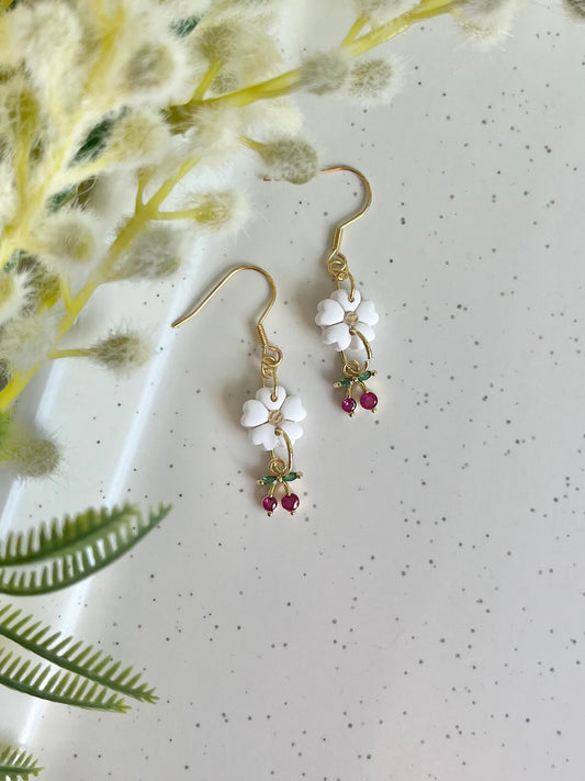 Cherry Charm Earrings