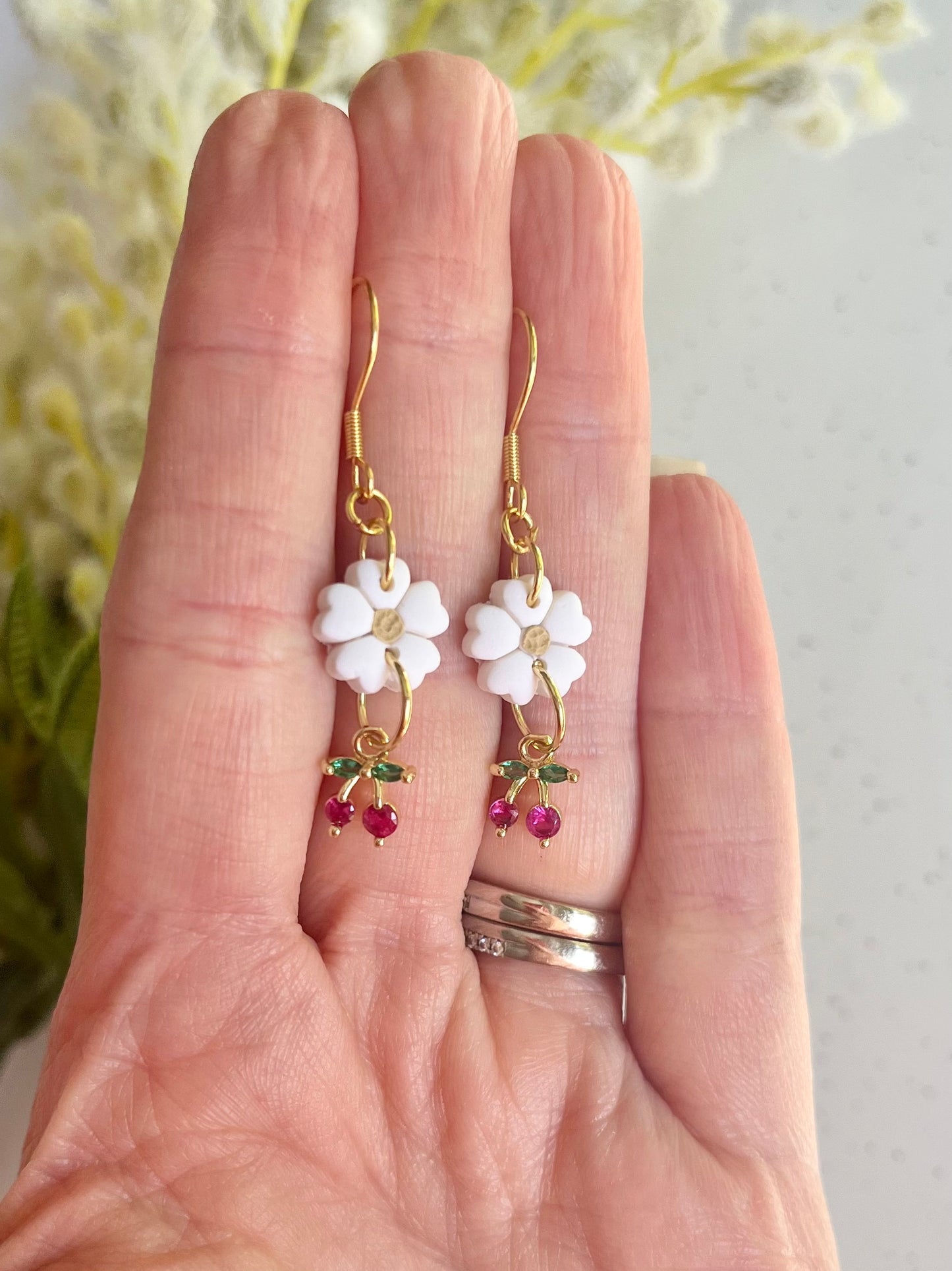 Cherry Charm Earrings