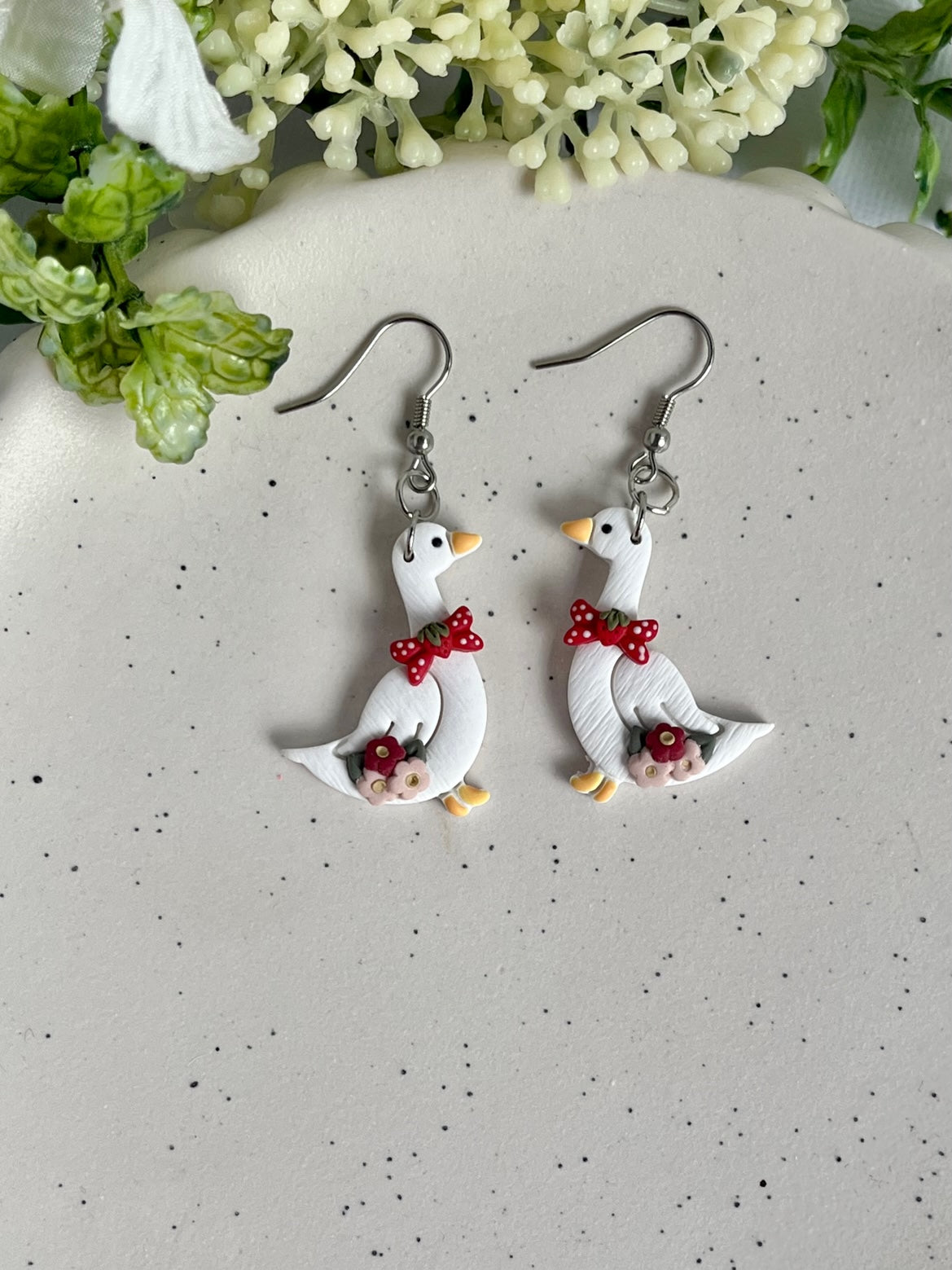 Goose Earrings