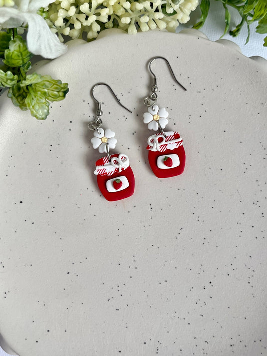 Strawberry Jam Earrings