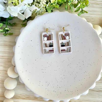 Bookshelf Earrings